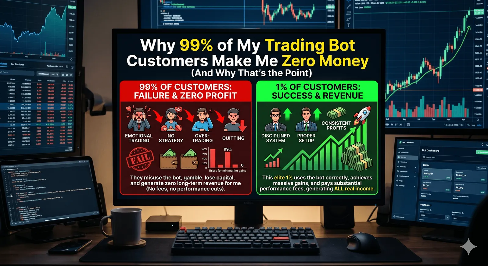 Why 99% of My Customers Make Me Zero Money (And Why That's the Point)