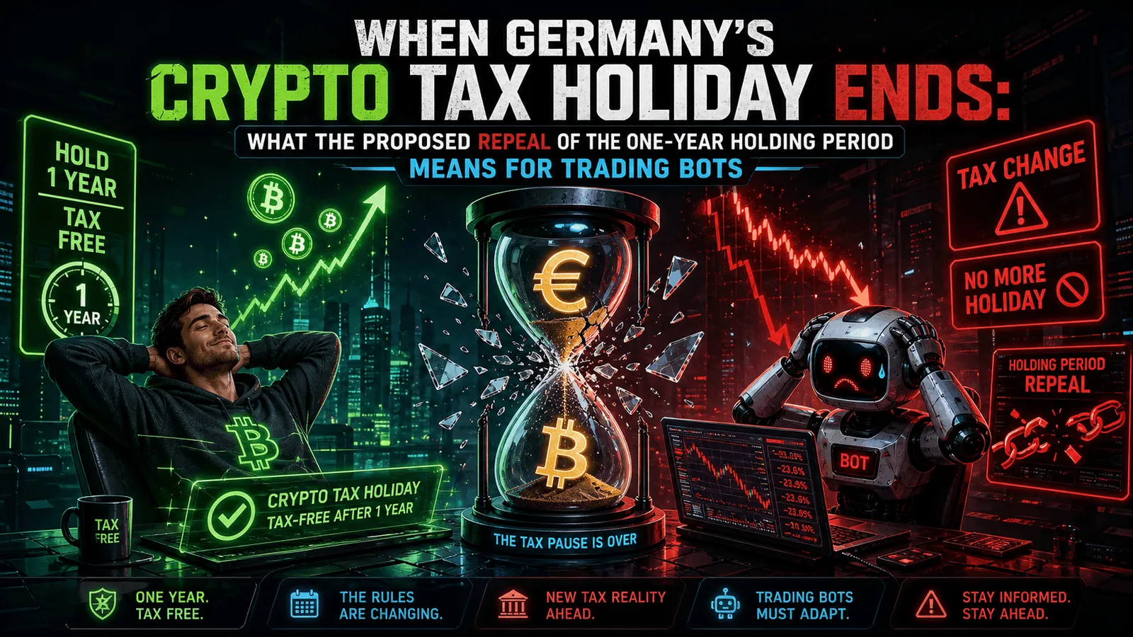 When Germany's Crypto Tax Holiday Ends: What the Proposed Repeal of the One-Year Holding Period Means for Trading Bots