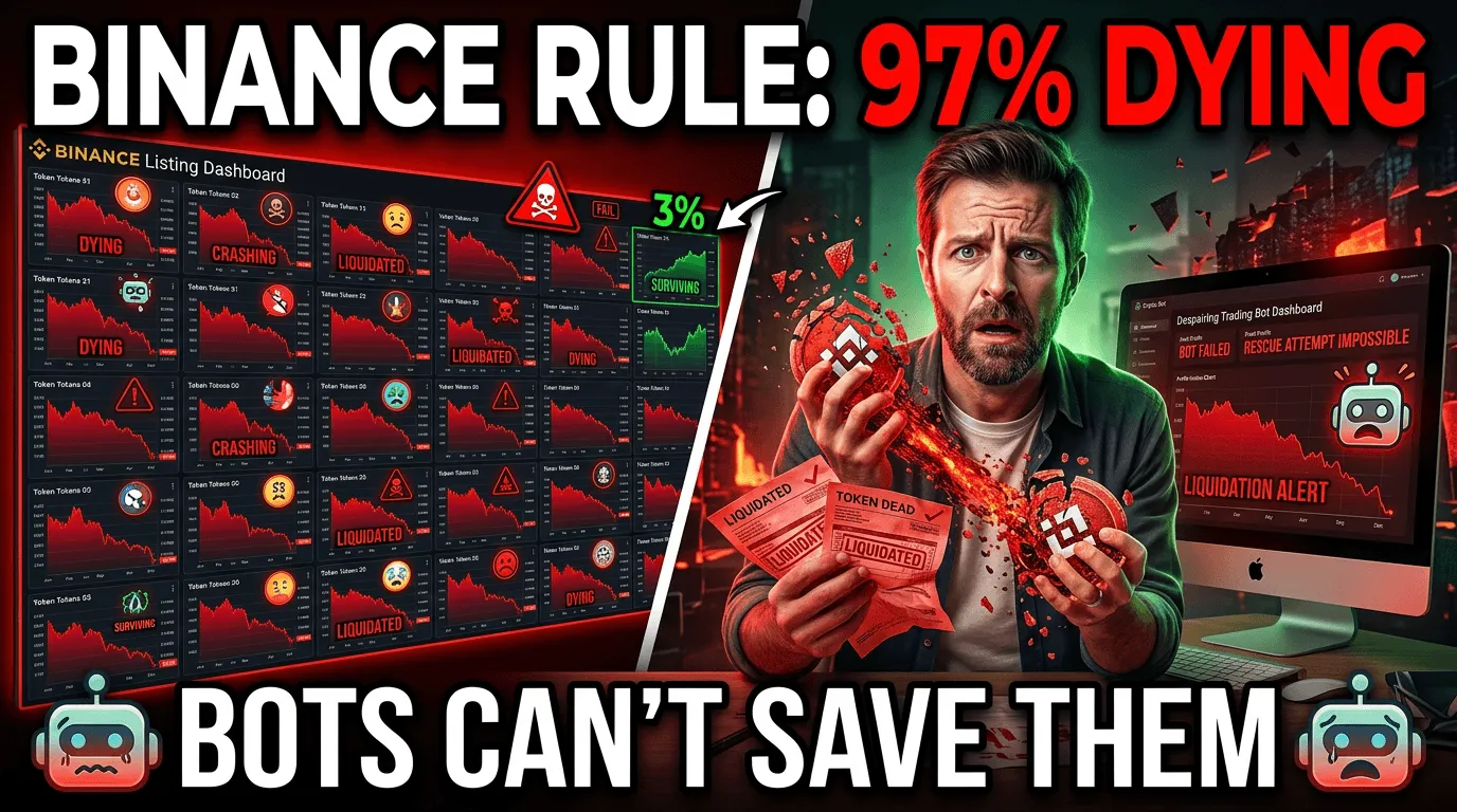 The 97% Rule: Why Most Binance Tokens Are Dying (And Why Your Bot Can't Save Them)