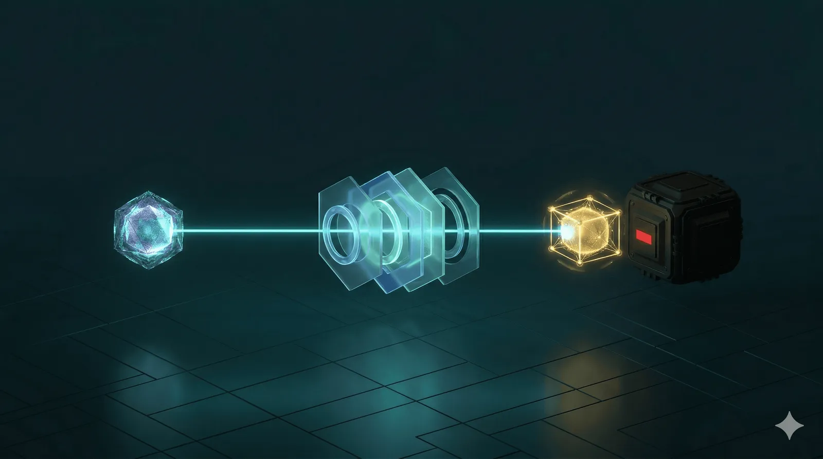 Secure Binance API Key Architecture Visualization